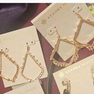 Kendra Scott drusy necklaces - gold